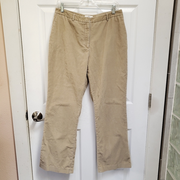 Brooks Brothers 346 Khaki Tan Cotton Corduroy Straight Leg Pants - Picture 1 of 7